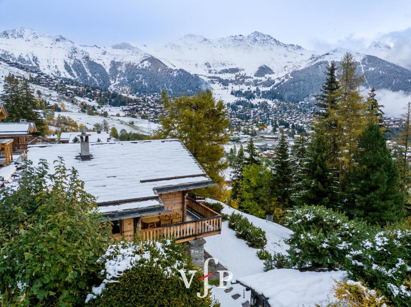 L'Alouvy Winter Dream Chalet For Family At Verbier Villa Bagian luar foto