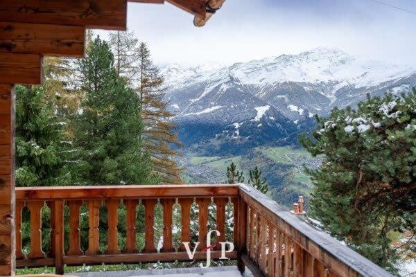 L'Alouvy Winter Dream Chalet For Family At Verbier Villa Bagian luar foto