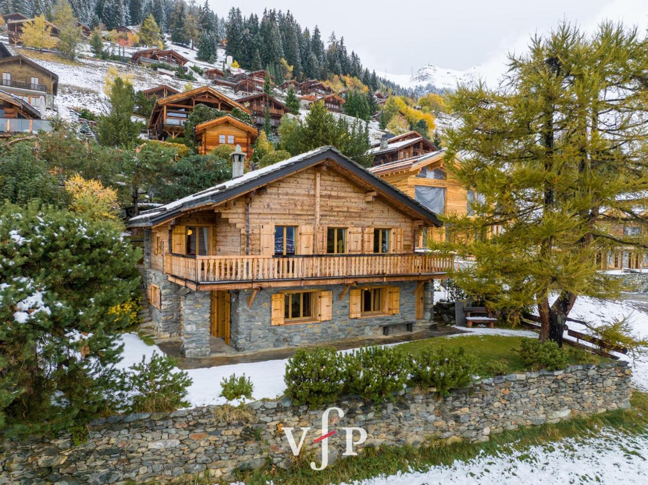 L'Alouvy Winter Dream Chalet For Family At Verbier Villa Bagian luar foto