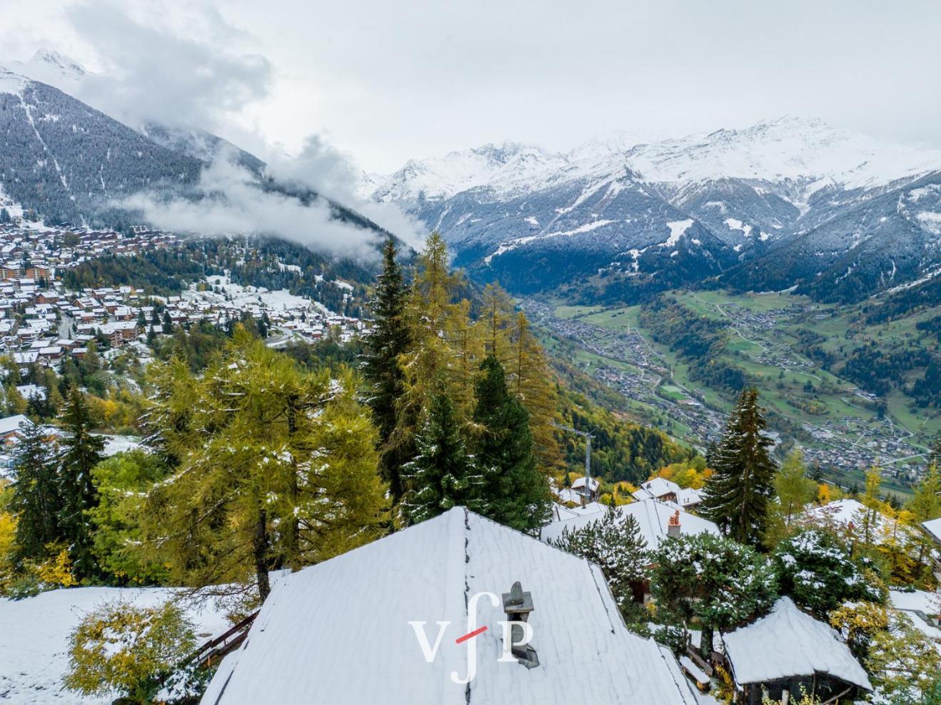 L'Alouvy Winter Dream Chalet For Family At Verbier Villa Bagian luar foto