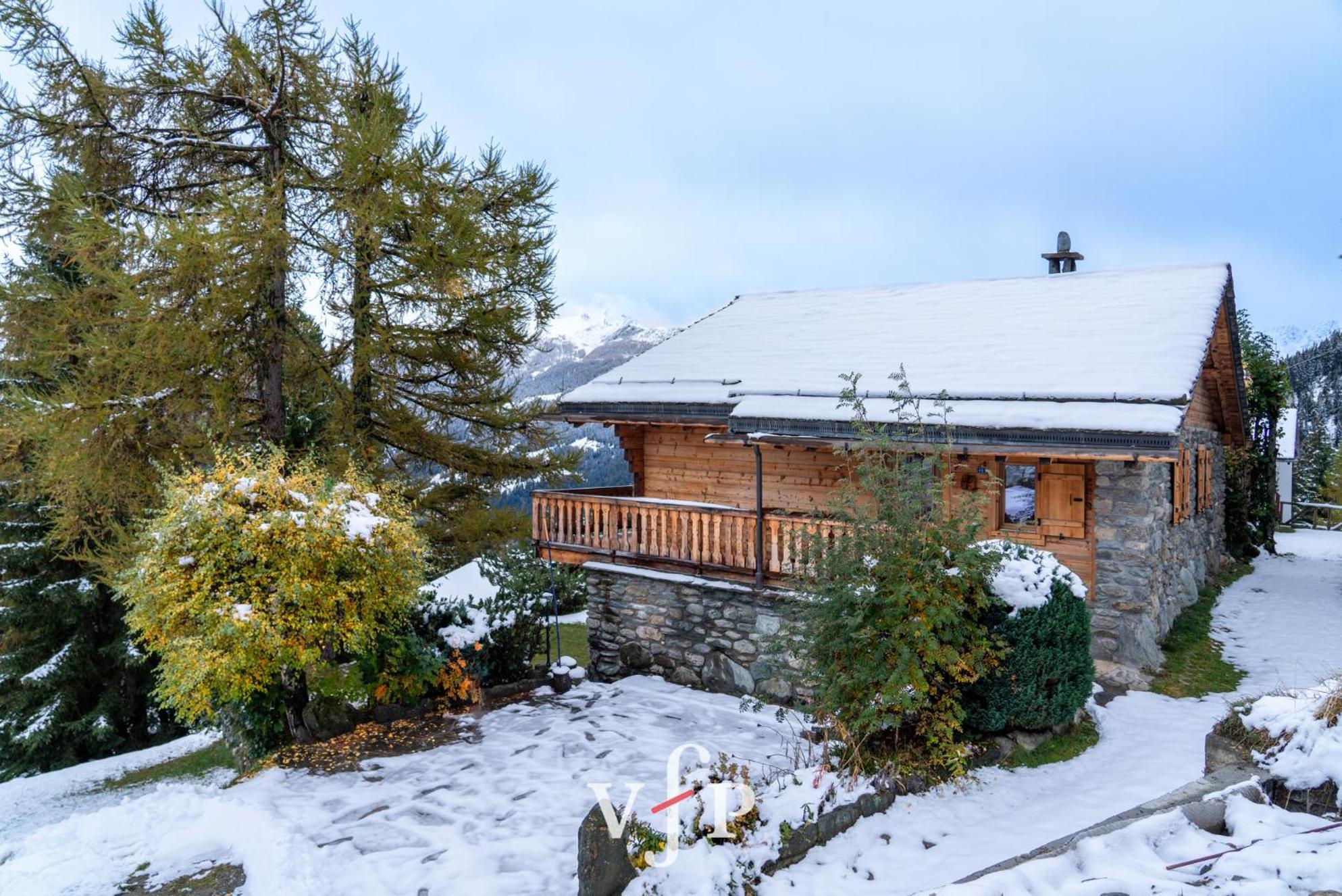 L'Alouvy Winter Dream Chalet For Family At Verbier Villa Bagian luar foto